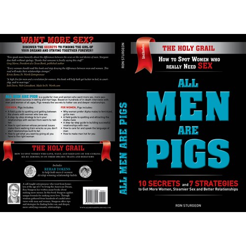 New book or magazine cover wanted for  "All Men Are Pigs"