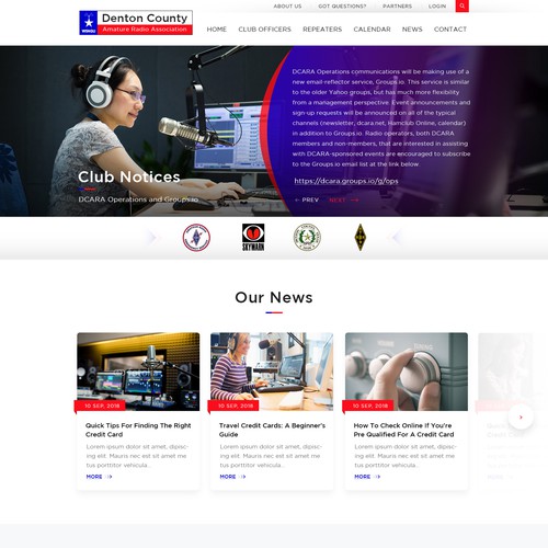 Website Design for a Radio Station