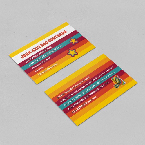 Bold business card