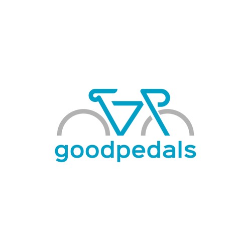 unique lettermark concept for bike rental