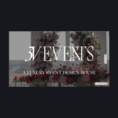Squarespace Website Design + SEO Strategy for 3V Events