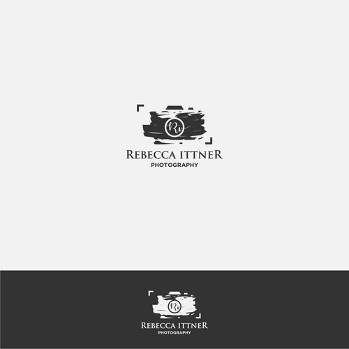 unique logo for rebecca ittner photography
