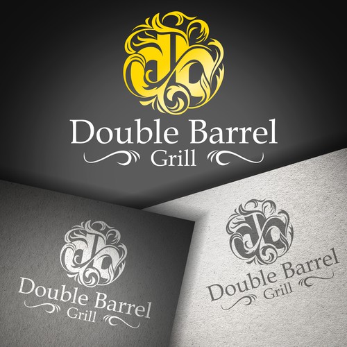 Double Barrel Logo design