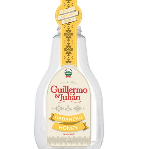 International Honey Brand: Create a new label for G&J's Honey.