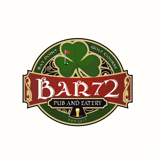 Irish logo concept for bar72