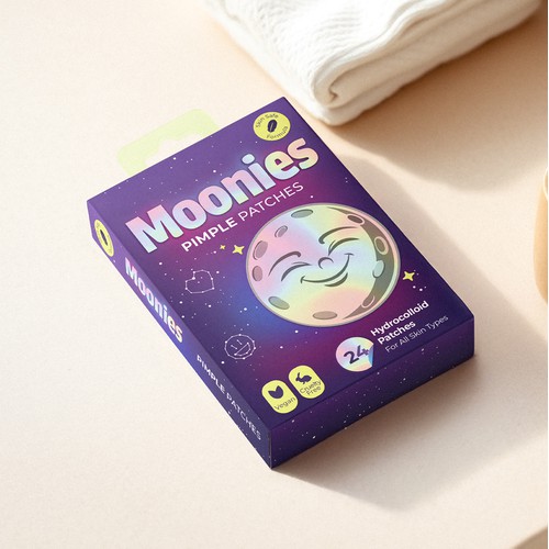 Moonies – Pimple Patch Packaging