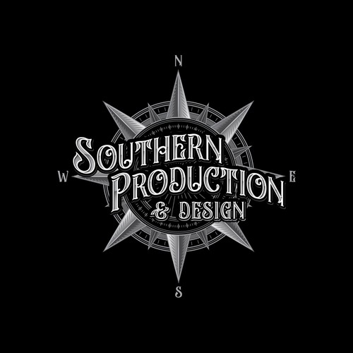 Vintage logo design for a production company