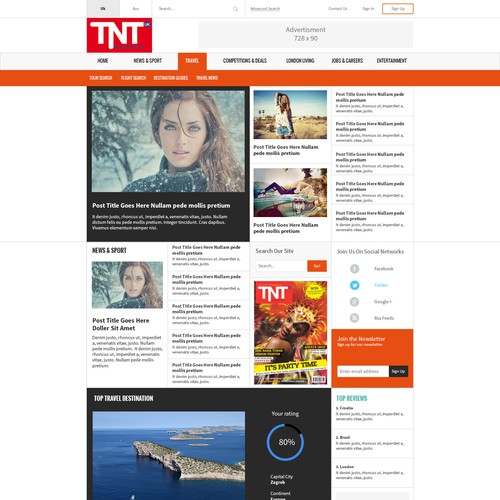 New look website for TNT Magazine