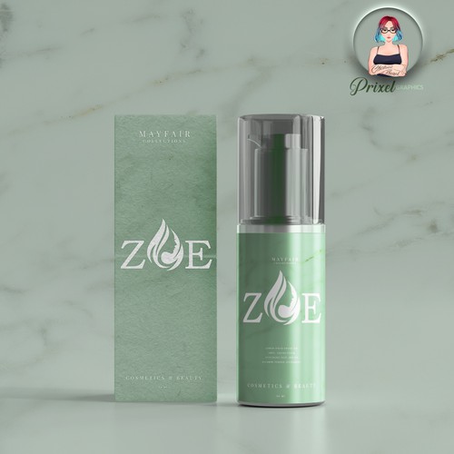 Zoe Cosmetics Packaging design