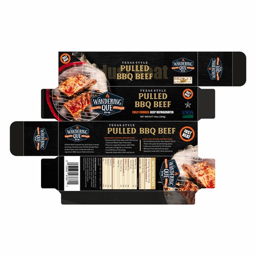 Killer new package design for pulled BBQ beef