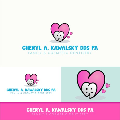 Cute logo for cheryl a.kawalsky dds pa