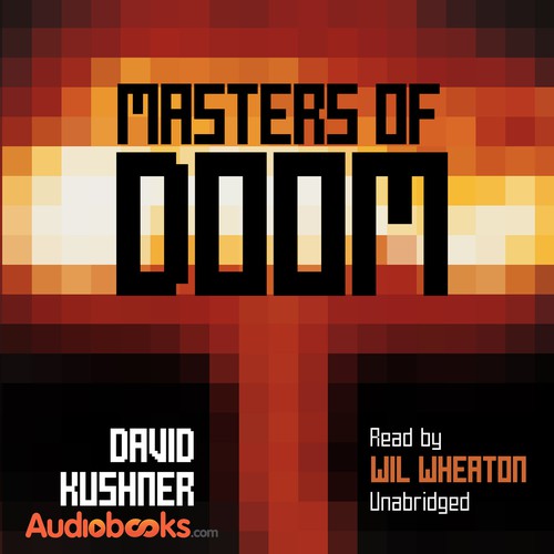 Design the "Masters of Doom" book cover for Audiobooks.com
