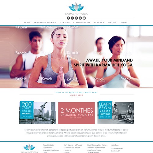 Website design