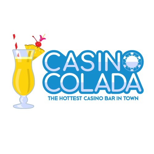 Flat logo for casino review website