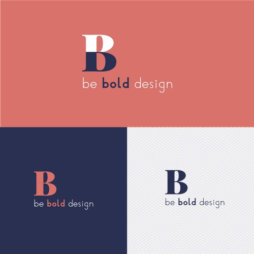 Logo for be bold design