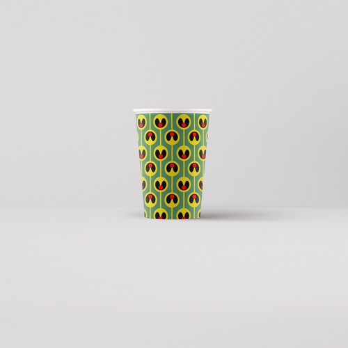 Paper cup pattern design