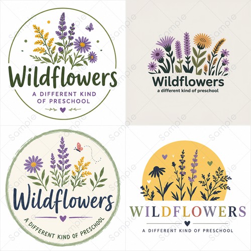 Wildflowers Preschool is looking to branch off from our daycare and needs own logo