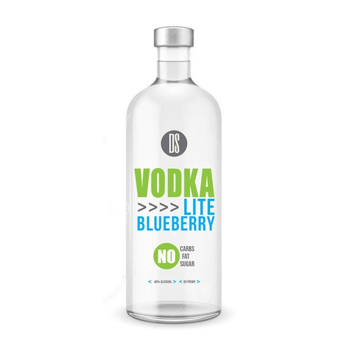 Vodka label