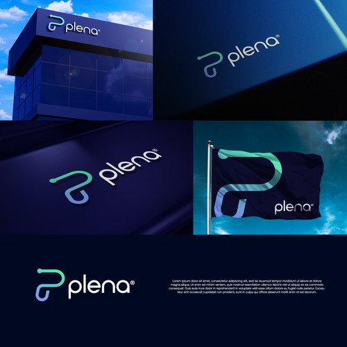 Plena logo design