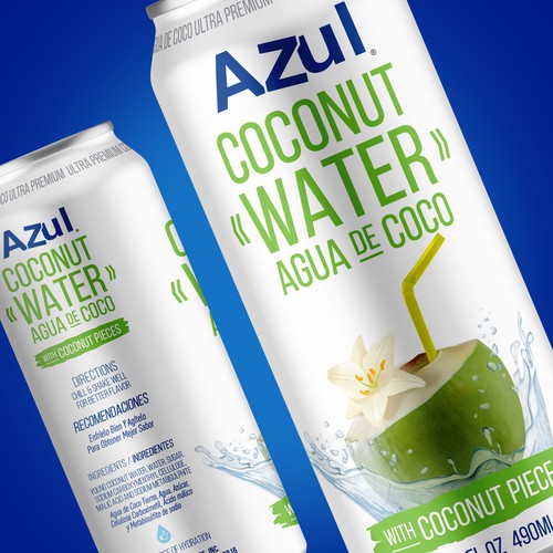 Packaging Design for Azul Coconut Water