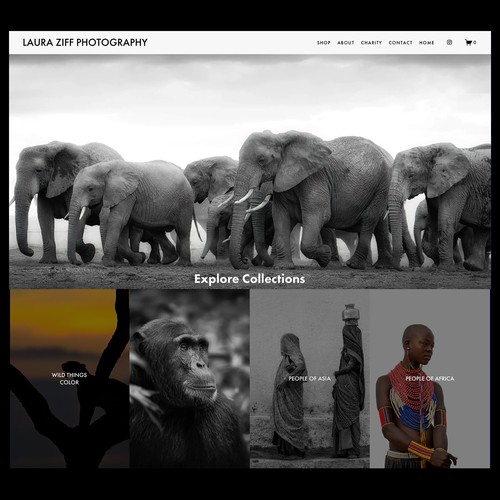 Photography and Print E-commerce Website