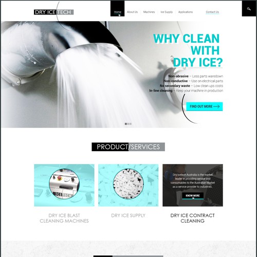 New website for Dry Ice Technology company