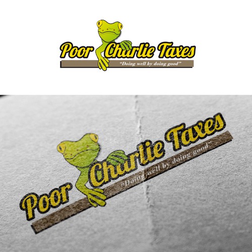poor charlie taxes logo