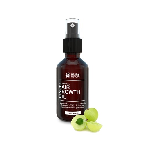 Label for Hair Growth Oil.