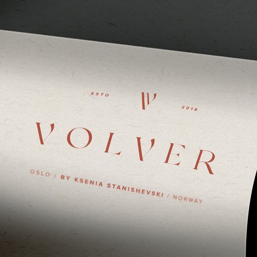 Volver Logo Visual Profile and Website & Shop