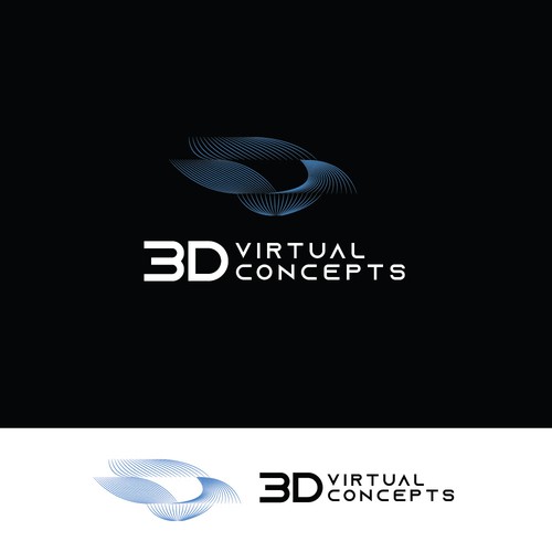 3D virtual concept logo