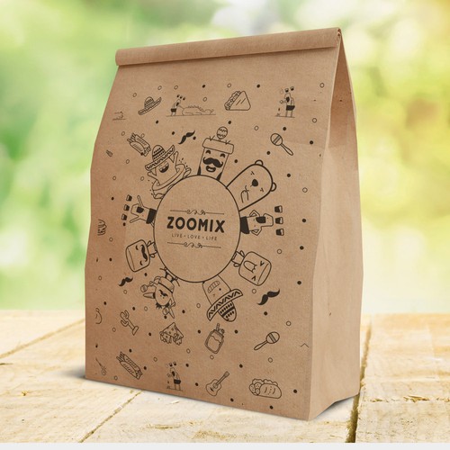 illustration for packaging 