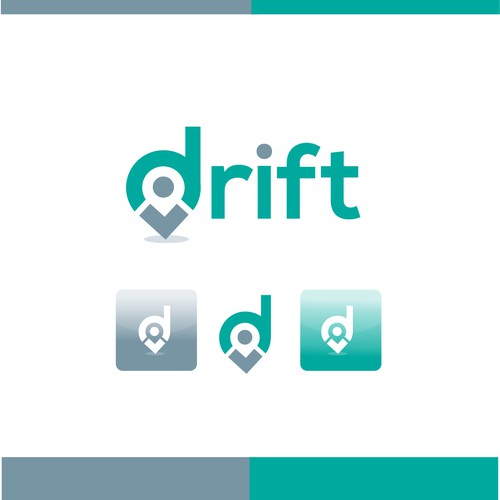 Logo designs for drift mobile apps