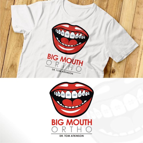 iconic logo design for BIG MOUTH ORTHO