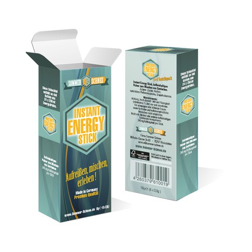 Packaging: Der neue Energy Drink zum selber mischen