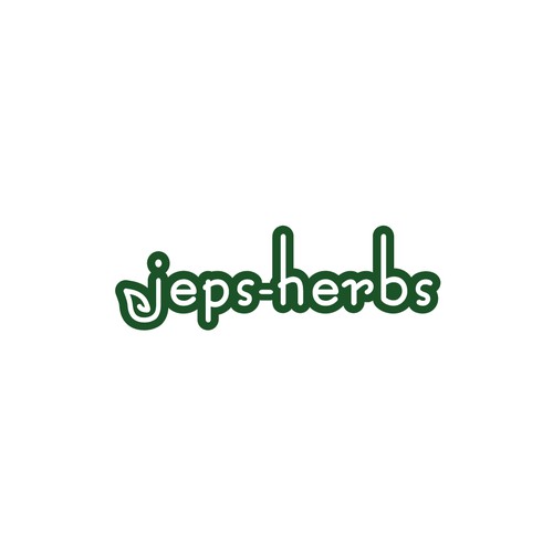 A leaf integrated in jeps-herbs