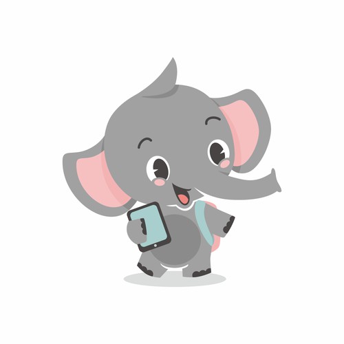 cute elephant mascot