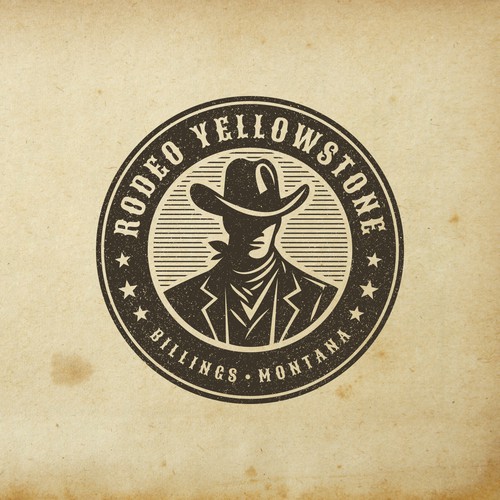Rodeo Yellowstone – Vintage Logo & Business Card Design