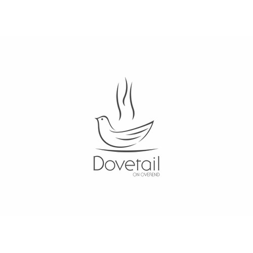 Create a beautiful logo for Dovetail on Overend (an upmarket cafe)