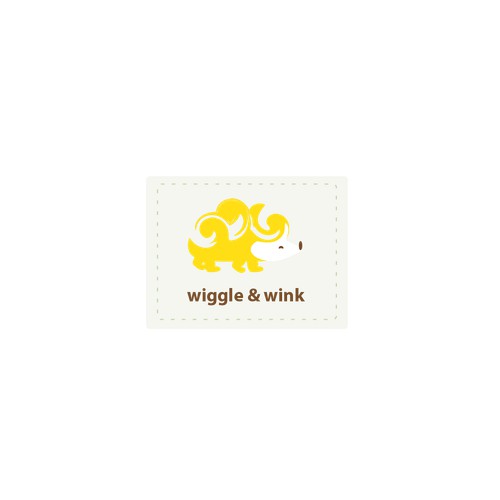 wiggle & wink - logo proposal for children brand