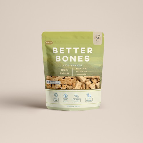 Packaging for dog food