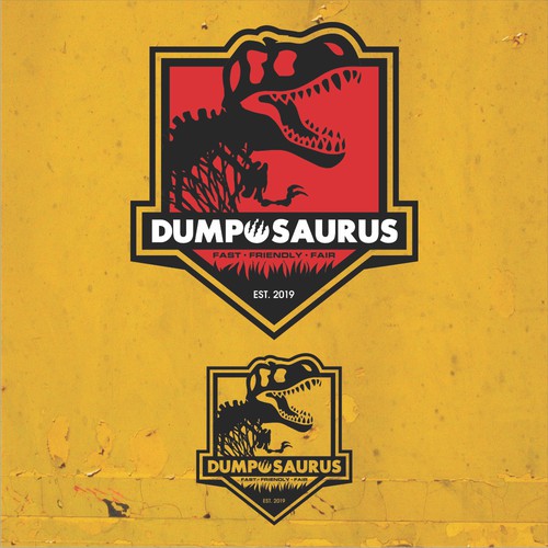 garbage dumping company logo
