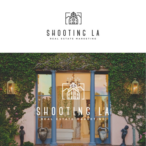Create a luxurious modern logo for our real estate photography business