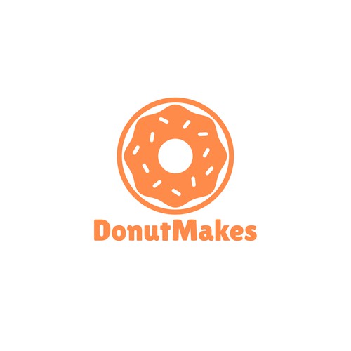 Donut shop logo design