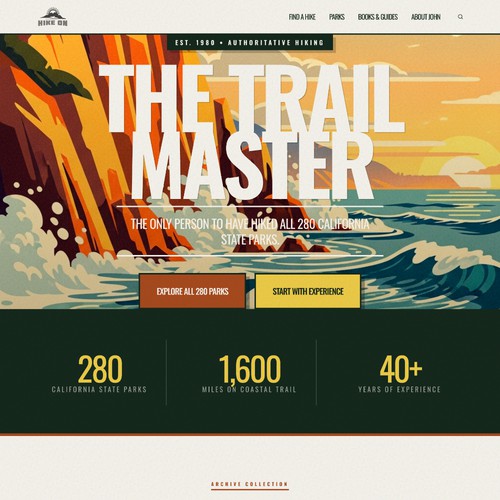 Website Re-Design in retro story style