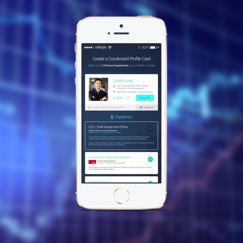 First Round Mobile Application