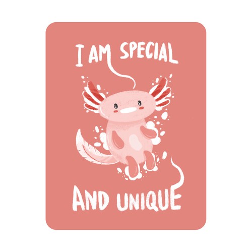 Cute Card - Axolotl