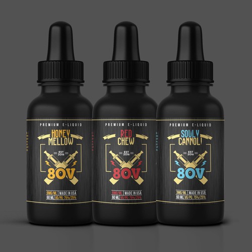 E-LIQUID LABEL DESIGN