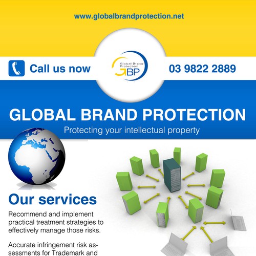 Global Brand Protection Pty Ltd needs a new flyer or postcard