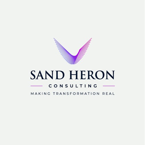 SAND HERON Logo Deesign