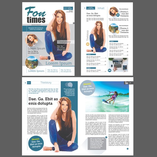 Lifestyle Magazine Concept